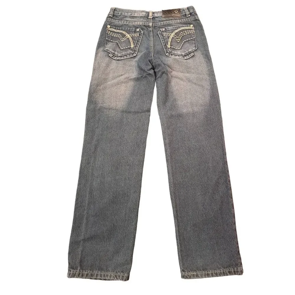 Boys Size 14 Roadblock Embroidered Jeans